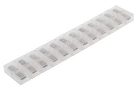 Konektor płaski Męski 6.35 x 0.8mm długość 152mm Izolacja: Izolowane Nikiel