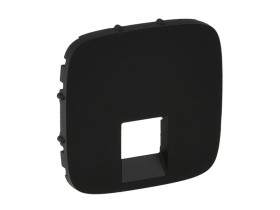 VALENA ALLURE Plakietka czarna gniazda RJ11 lub RJ45 755418 LEGRAND