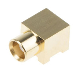 Złącze koncentryczne, 50, 0 to 6GHz, Żeński, Lutowane, Montaż na płytce drukowanej