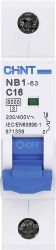 Chint 179602 NB1L Wyłącznik automatyczny 1 styk 16 A