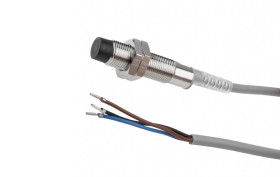 Czujnik Indukcyjny M12x1 50mm niezabudowany Sn 4 10-30V DC PNP NO kabel 2m PVC IP67 IM120100