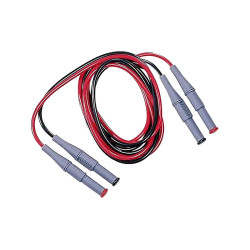 KABLE POMIAROWE ZESTAW BANAN 2SZT DO MIERNIKA 10A 135cm 4mm