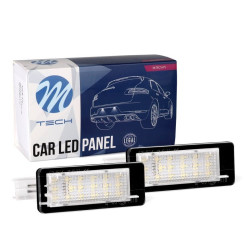 Lampa LED 18SMD Renault Megane Podświetlenie tablicy rejestracyjnej kpl