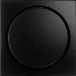 20.302.316 Central plate with dimmer button Simple series E1, matt black