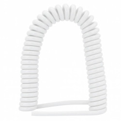 Przewód spiralny QLY-s 3x1,5mm2 24V samochodowy poliuretanowy linka biały 13,5m