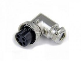 Gniazdo 5 pin NC805 ( na kabel ) WT żeński kątowe