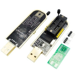 Programator CH341A pamięć SPI Flash EEPROM TTL ZIF 16 pin magistrala i2C