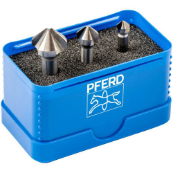 PFERD 25202152 Countersink set HSS 90&#xB0; for steel and non-ferrous use