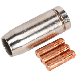 Sealey MIG954 Gas Cup x 1 Contact Tip 0.8mm x 3 Tb14k