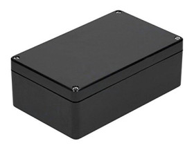 Obudowa PET szerokość zew. 250 mm długość zew. 255 mm wys. zew. 120 mm RS PRO IP66 Czarny