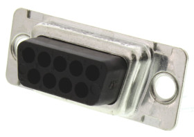 Złącze D-Sub 9-pinowe Męski Proste Montaż na kablu