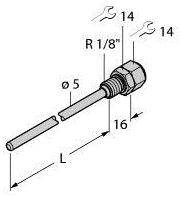 Turck THW-3-R1/8-A4-L050 100002656 1 szt.