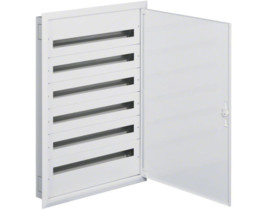 Rozdzielnica podtynkowa 216 modułowa 6x36M drzwi metal PE/N IP30 fw2 FW636FT HAGER