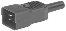 Schurter 4796.0000 Złącze męskie IEC, styki: 3, 250, 16 mA, 1 szt.