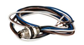 Złącze wielostykowe przemysłowe 4-pinowe M8 Montaż tylny Wtyczka RS PRO