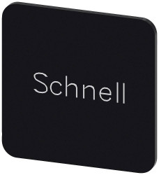 Tabliczka opisowa Siemens 3SU1900-0AF16-0AM0 (S x W) 22 mm x 22 mm szybko 10 szt.