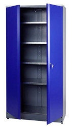 Küpper 70287 Hochschrank 204x53x91cm, u.-blau Szafka narzędziowa wysoka (S x W x G) 91 x 204 x 53 cm niebieski