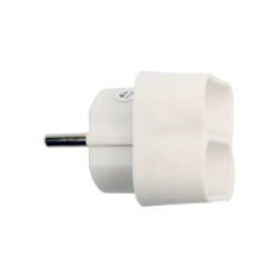 Rozgałęźnik 2 gniazda płaskie - Vorel 72400