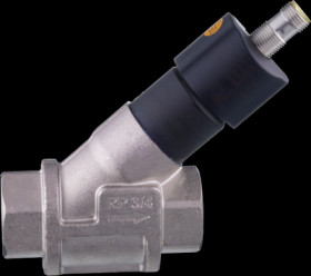 Flow transmitter, analog signal, 40 bar, brass/PP/stainless steel/aluminum/PA, SBY432