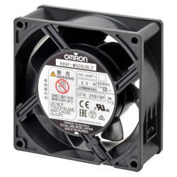 Wentylator osiowy 100 → 240 V AC AC 92 x 92 x 38mm 3W 1.18m³/min 33dB 60mA