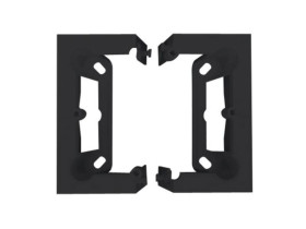 SIMON 10 Puszka natynkowa pojedyncza składana głębokość 40 mm czarny mat CSC/49 KONTAKT SIMON