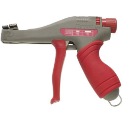 Panduit GTH-E Cable Tie Gun Grey/Red Ergonomic MIL Approved