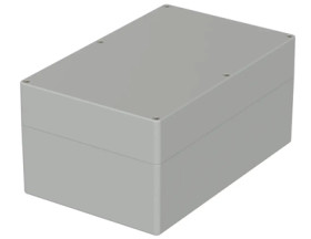 PC enclosure, (L x W x H) 250 x 160 x 119 mm, light gray (RAL 7035), IP66, 02241000