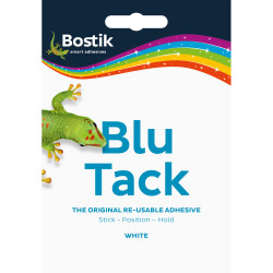 Blu Tack 801127 Re-usable Adhesive &#x2013; White - Single