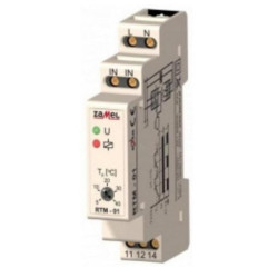 RTM-02 Regul.temp. -10-40st.C bez sondy 230V ZAMEL