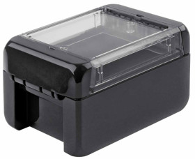 Obudowa Poliwęglan V0 szerokość zew. 80 mm długość zew. 113 mm wys. zew. 60 mm Bopla IP66, IP68 Szary grafitowy