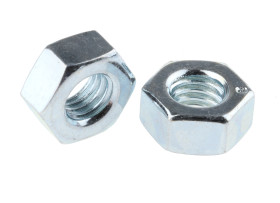 Nakrętka sześciokątna M6 Sześciokątna pełna Stalowe, ocynkowana
