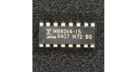 MB8264-15 64K (65536 x 1bit) 150ns DRAM - Fujitsu