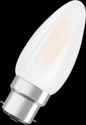 4058075434509 LED candle B22d, 4,5 W, 470 lm, 2700 K, filament, dimmable