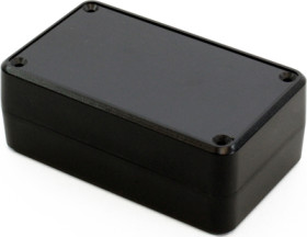 ABS enclosure, (L x W x H) 104 x 65 x 40 mm, black (RAL 9005), IP54, RL6015BK