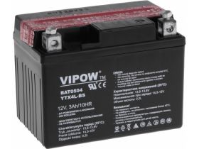 Akumulator do motocykli VIPOW 12V 3Ah YTX4L-BS