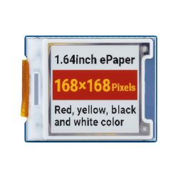 4-kolorowy moduł e-Paper E-Ink 1,64&quot; 168x168 (G) - Waveshare 22755