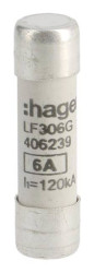 Hager LF306G LF306G Bezpiecznik (Ø x D) 10 mm x 38 mm Zawartość 10 szt.