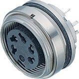 binder 09 0108 90 03-20 Złącze żeńskie kołnierzowe złącze żeńskie proste, złącze żeńskie z kołnierzem Seria: 723 Łączna