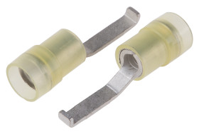 Konektor płaski, Żółty 10AWG 6mm² 12AWG 4mm², RS PRO Bez osłony