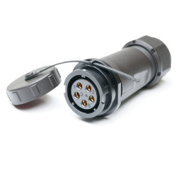 Przemysłowe złącza okrągłe 5-pinowe SY21 Układ szeregowy Gniazdo RS PRO