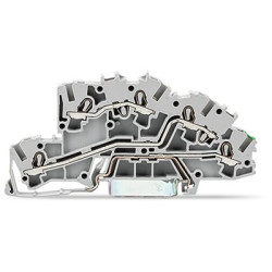 Wielorzędowa złączka szynowa WAGO poziomy: 3 22 → 12AWGWciskany zacisk Cage Clamp TOPJOB S