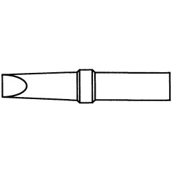 Weller 4ETA-1 Soldering Tip Chisel-Shaped 1.6mm Single Piece Pack