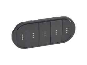 CELIANE Klawisz pięciokrotny ze wskaźnikiem/podświetleniem led grafitowy 067906 LEGRAND