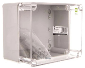 INDUSTRIAL Puszka hermetyczna n/t 170x135x107 IP65 transparentna 2712-01