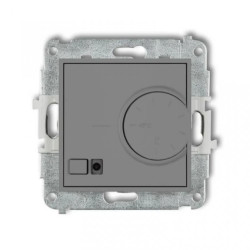 ICON Mechanizm elektronicznego regulatora temperatury z czujnikiem podpodłogowym szary mat 27IRT-1