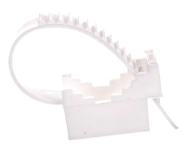Uchwyt paskowy biały UP-30 12.102 /50szt./