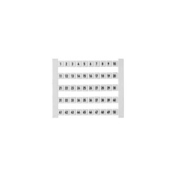 Weidm&#xFC;ller 473460001-500 dekafix Terminal markers white 500pcs polyamide
