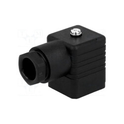 Wtyk DIN 43650A na przewód 16A 250V IP65 / GDM2011SW