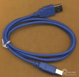 KABEL WTYK USB A - WTYK USB B 1,0 M (DRUKARKA, KASA) (KABUSB-B-10)