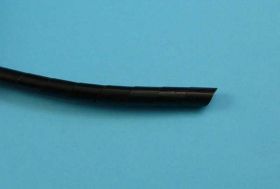 KW-6 7-40mm CZARNA SPIRALA PLASTIKOWA
